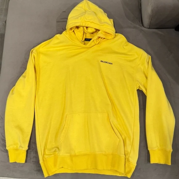 Balenciaga Yellow Hoodie - Picture 3 of 6